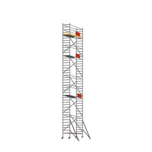  - Gerüstl.: 1,80 m ,  Arbeitsh.: 12,30m ,  Gerüsth.: 11,30m ,  Standh.: 10,30m