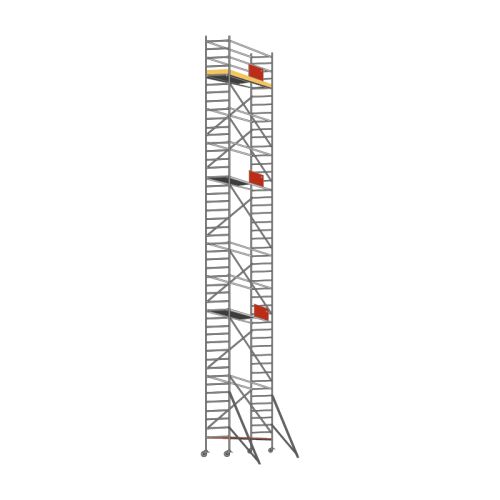  - Gerüstl.: 1,80 m ,  Arbeitsh.: 14,30m ,  Gerüsth.: 13,30m ,  Standh.: 12,30m