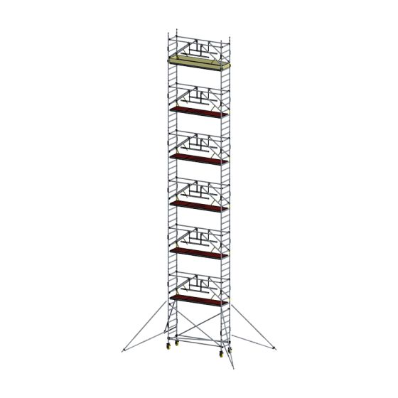  - Gerüstl.: 1,80 m ,  Arbeitsh.: 14,30m ,  Gerüsth.: 13,30m ,  Standh.: 12,30m