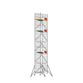 Alu Fahrgerüst Mod. E Standardausführung - Breite: 1,30 m - Gerüstl.: 1,80 m, Arbeitsh.: 12,30 m